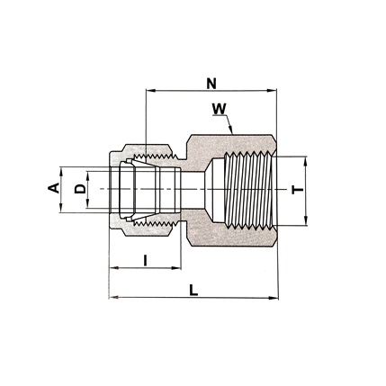 SMYTIK斯麦提克双卡套内螺接头S6-FC-3-FN01/S6-FC-3-FN02 - 图0