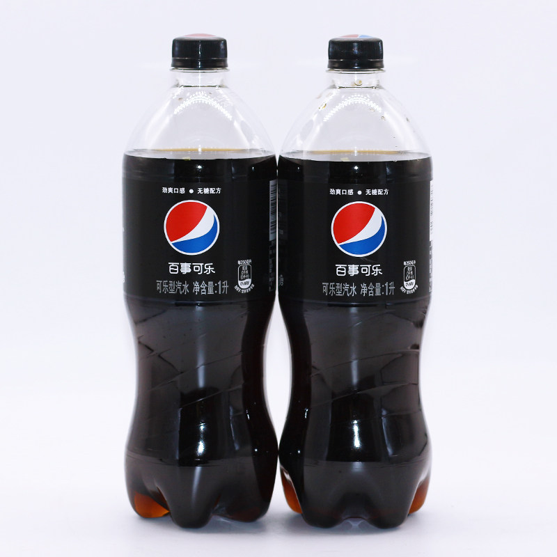 百事可乐无糖碳酸饮料1l*12瓶大瓶 整箱装汽水