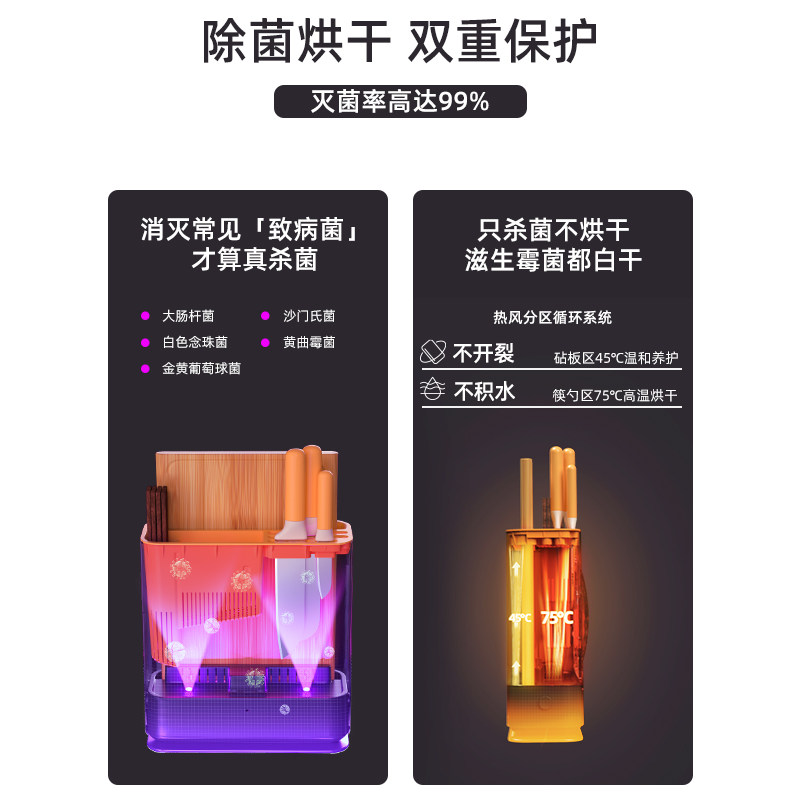 消毒刀架刀具砧板筷子家用杀菌火鸡 火鸡电器餐具消毒机