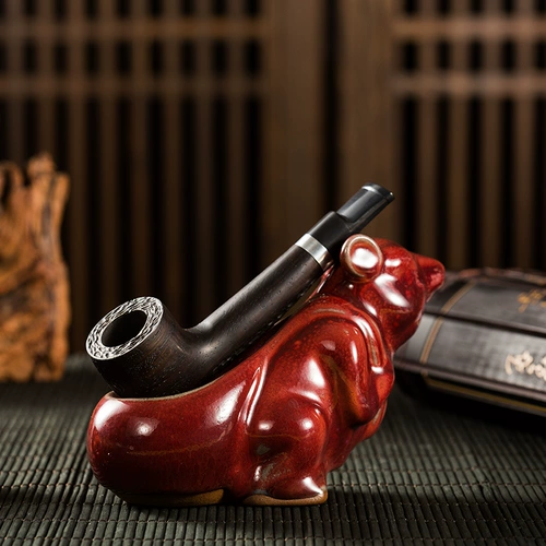 Тройная деревянная труба с твердым деревом