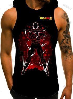 Men's T-shirts Hooded T-shirt Vegeta Dragon Ball Z Custom