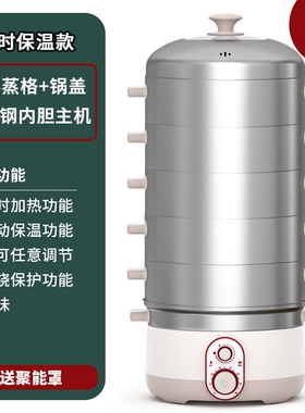 全民不锈钢多功能电蒸锅家用大容