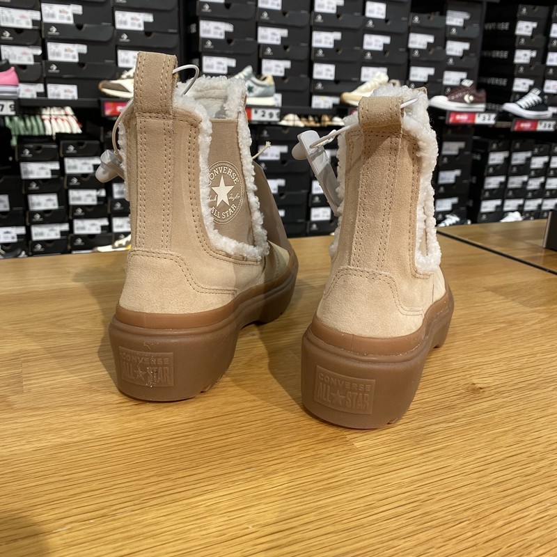 Converse匡威冬款AllStar栗子棕女款高帮翻毛皮休闲板鞋A09257C,淘宝优惠券,粉丝福利购,淘宝优惠卷