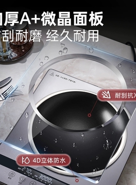 尚朋堂家用电磁炉凹面3000W猛火