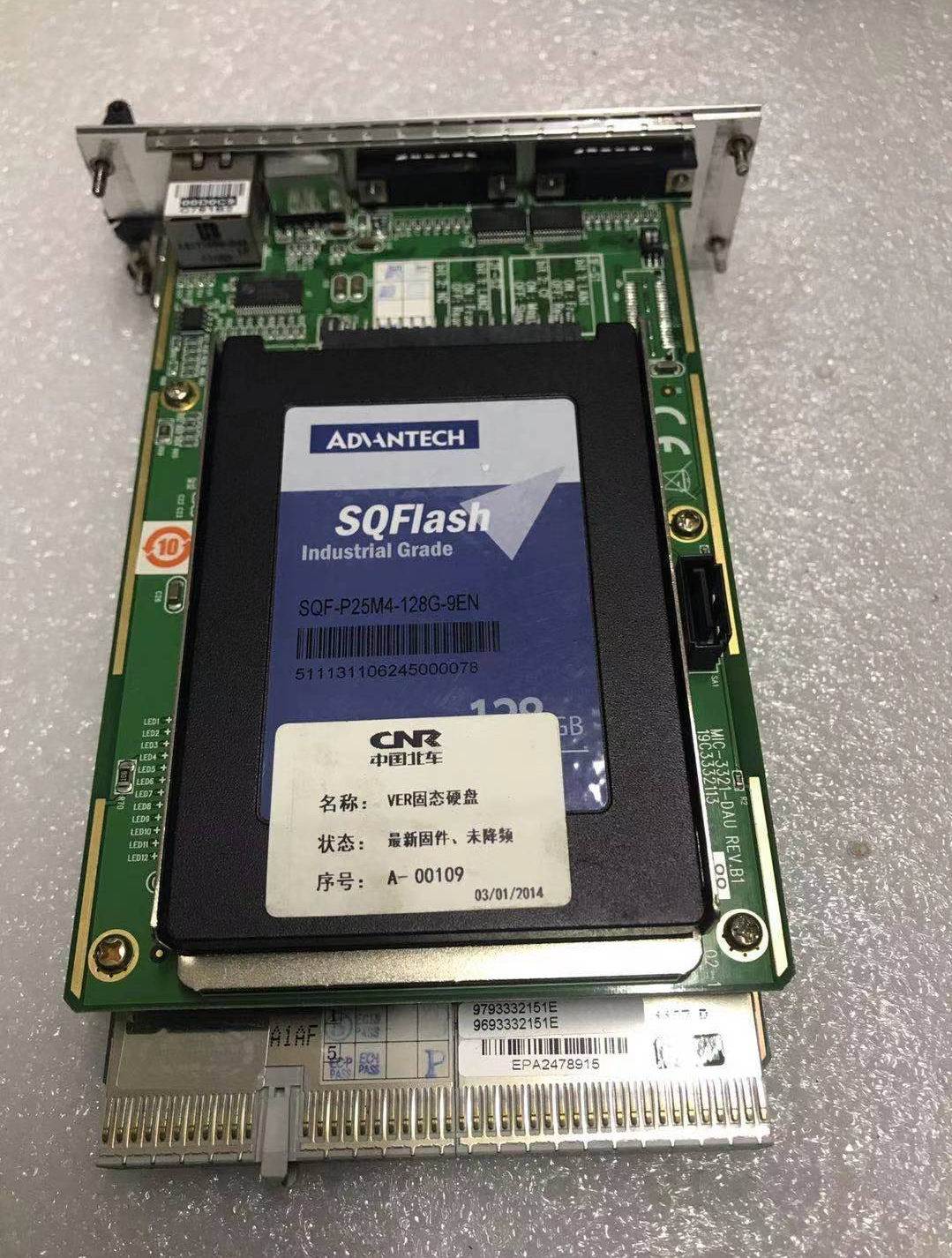 研华 CompactPCI MIC-3321C MIC-3321-DAU REV.B1 128G 固态 CPCI - 图1