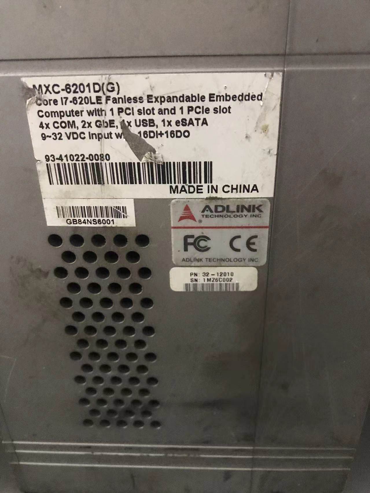 ADLINK MXC-6201D/M4G  Core i7-620LE Embedded Box Computers - 图0