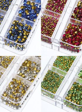 Beads 3D Glass AB Crystal Nails Nail Art Craft Stone Diamond