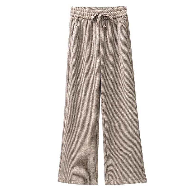 清仓捡漏加绒雪尼尔阔腿裤女秋冬季加厚灯芯绒身材直筒女裤子垂感,淘宝优惠券,粉丝福利购,淘宝优惠卷