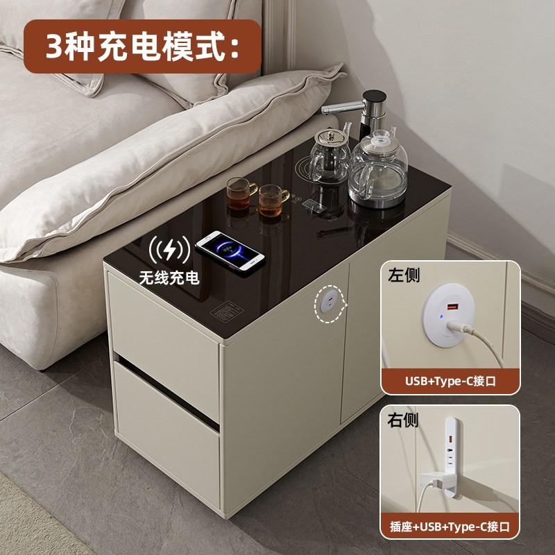 移动智能沙发边柜茶吧机一体柜茶烧水壶家用客厅边几置物侧柜水柜,淘宝优惠券,粉丝福利购,淘宝优惠卷