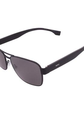 代购Hugo Boss男士太阳镜偏光防紫外线灰色镜片清晰视野金属框