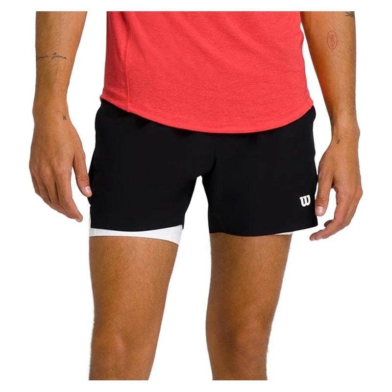 代购Wilson男士网球短裤四向拉伸侧边开衩弹性舒适耐久缝线,淘宝优惠券,粉丝福利购,淘宝优惠卷