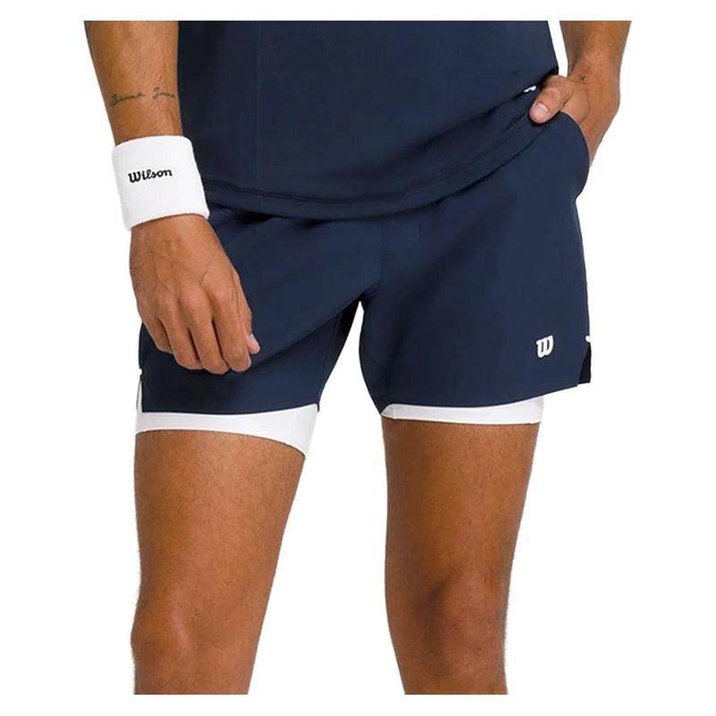 代购Wilson男士网球短裤四向拉伸侧边开衩弹性舒适耐久缝线,淘宝优惠券,粉丝福利购,淘宝优惠卷