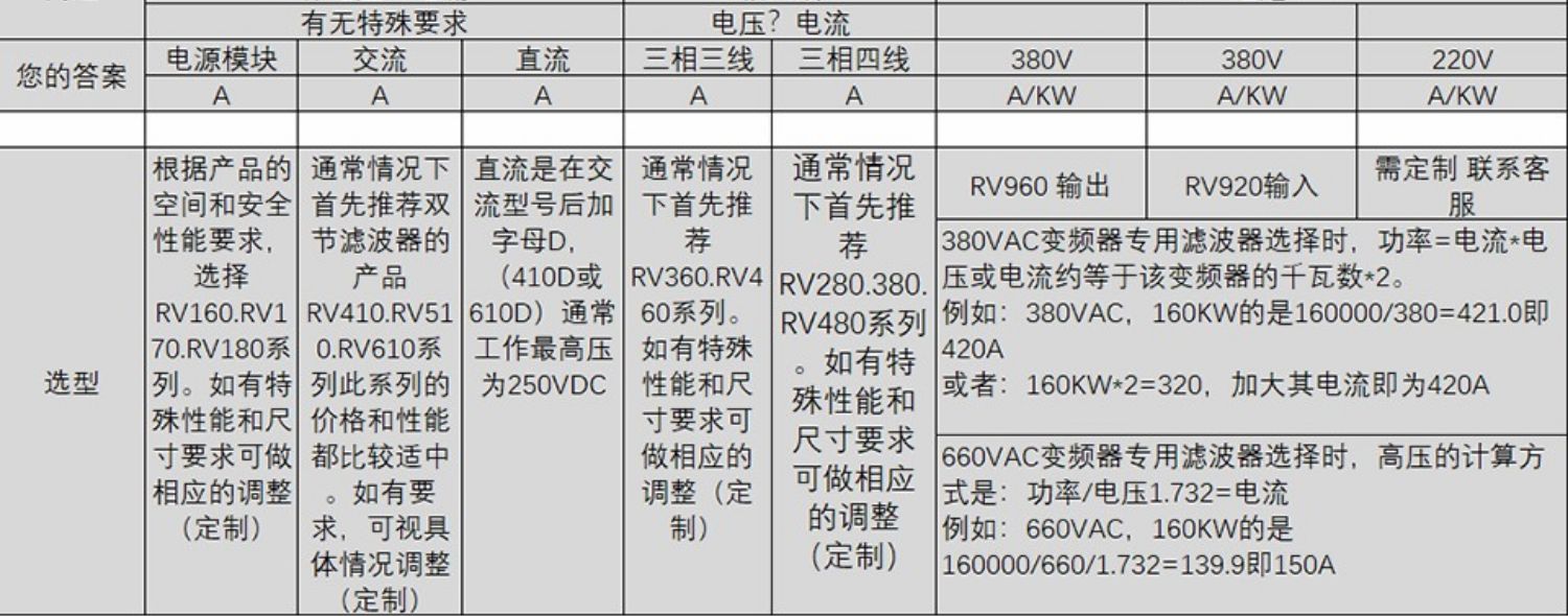 RV710交流单相变频伺服三级抗干扰净化增强EMI电源110V滤波器220V - 图2