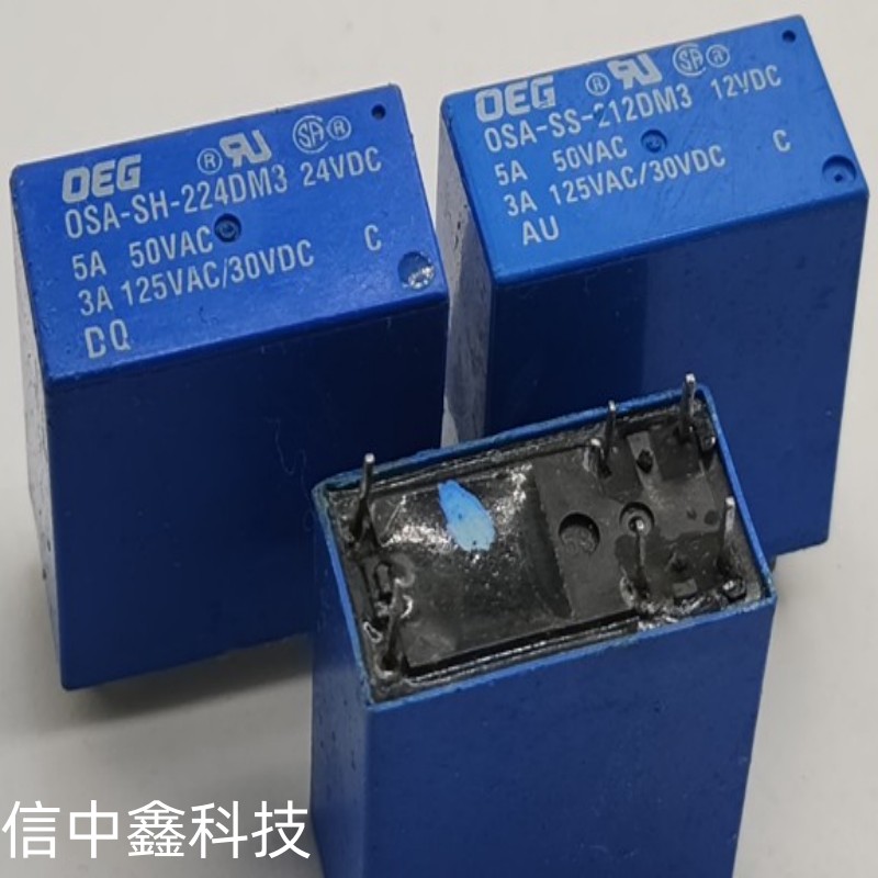 现货OSA-SH-224DM3 212DM3 24VDC 12VDC DEG继电器检测好 6脚拆机-图0