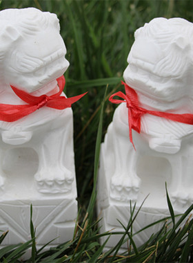 石狮子北京墓地祭祀天然汉白玉
