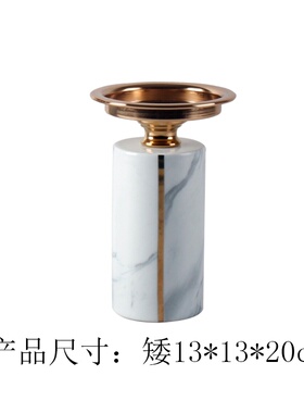 工厂销Modern minimalist neoclassicaEl ceramic metal marbling