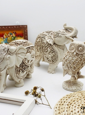 印度风尚树脂装饰摆件东南亚书房