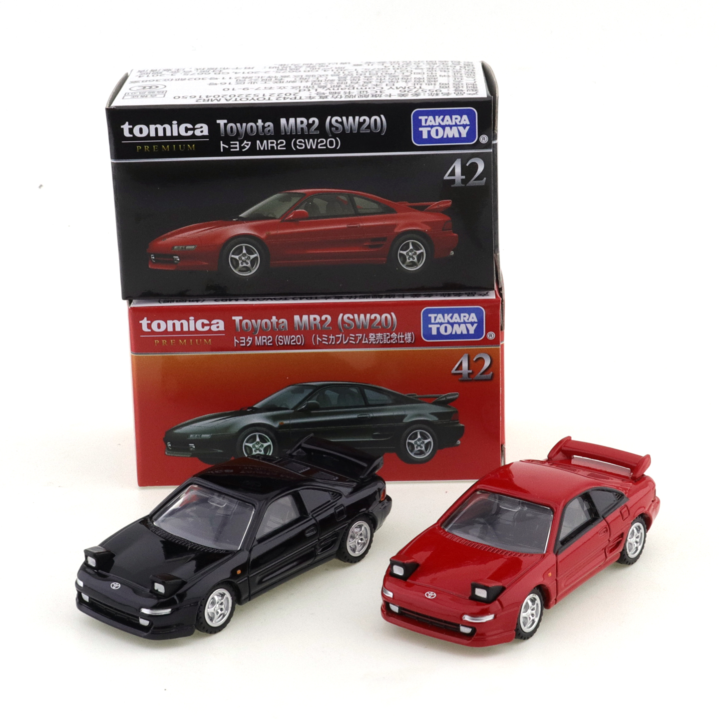 TOMY多美卡TP42 丰田Toyota MR2 (SW20) 黑盒旗舰合金车模型摆件 - 图1