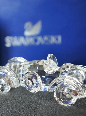 施华洛世奇银水晶汽车老爷车摆件