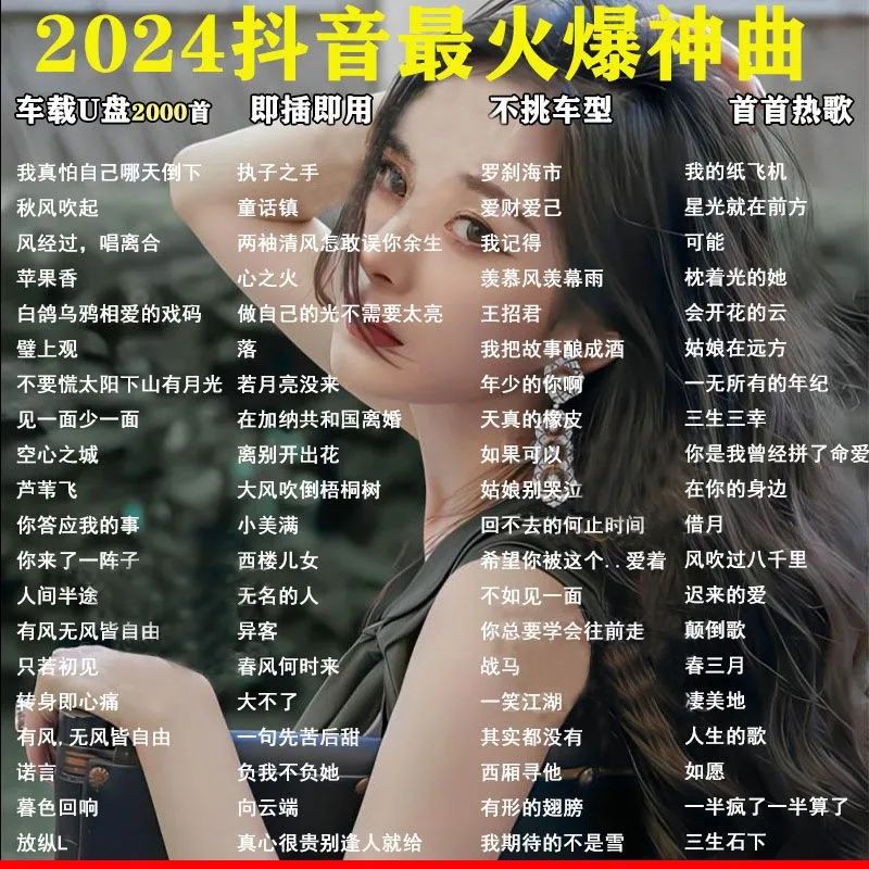 2025抖音热门车载u盘音乐新歌曲视频mv高清mp4mp3 - 图2