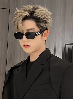 2025新款方形墨镜男潮高级感