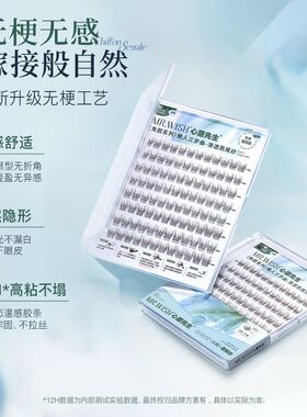 心愿先生免胶款PLUS燕尾纱假睫毛