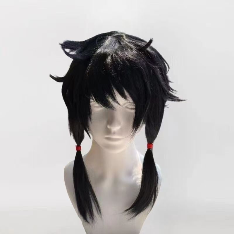 头七怪谈子车甫昭cos假发黑二次元毛娘动漫展会拍照聚会演出道具,淘宝优惠券,粉丝福利购,淘宝优惠卷