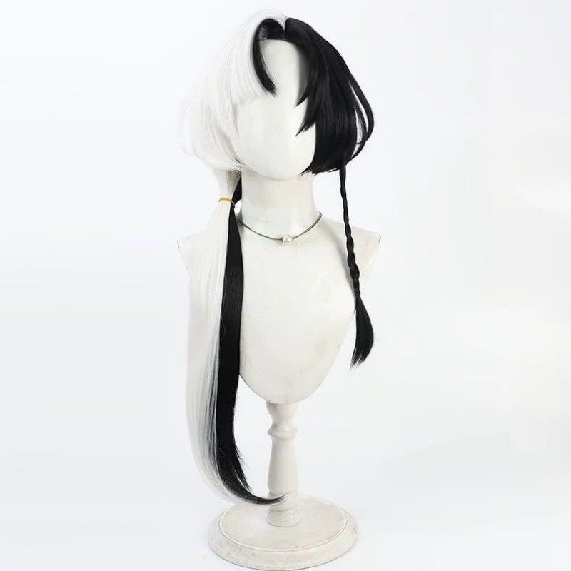 王者荣耀空空儿cos假发黑白混色二次元毛娘动漫展会拍照演出道具,淘宝优惠券,粉丝福利购,淘宝优惠卷