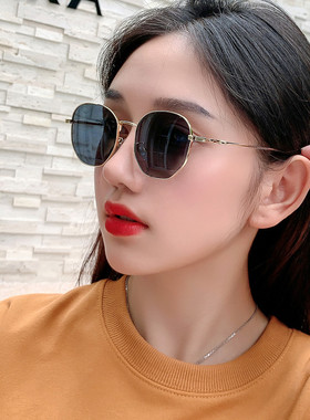 近视墨镜女2020新款防紫外线偏光ins大脸显瘦有带度数太阳镜圆脸