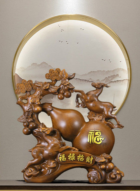 代发批发葫芦摆件福禄招财公司店铺开业家居装饰品客厅办公室礼品