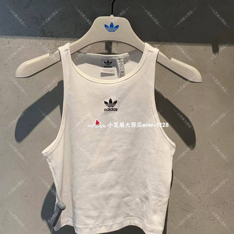 adidas三叶草正品ADICOLOR女子运动经典背心IB9112IB9110IB9111-图0