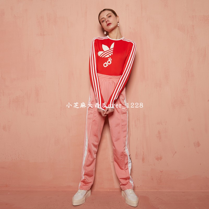 adidas三叶草正品女侧按扣直筒裤DH3155DN3163DH3156DX9943DV2556-图1