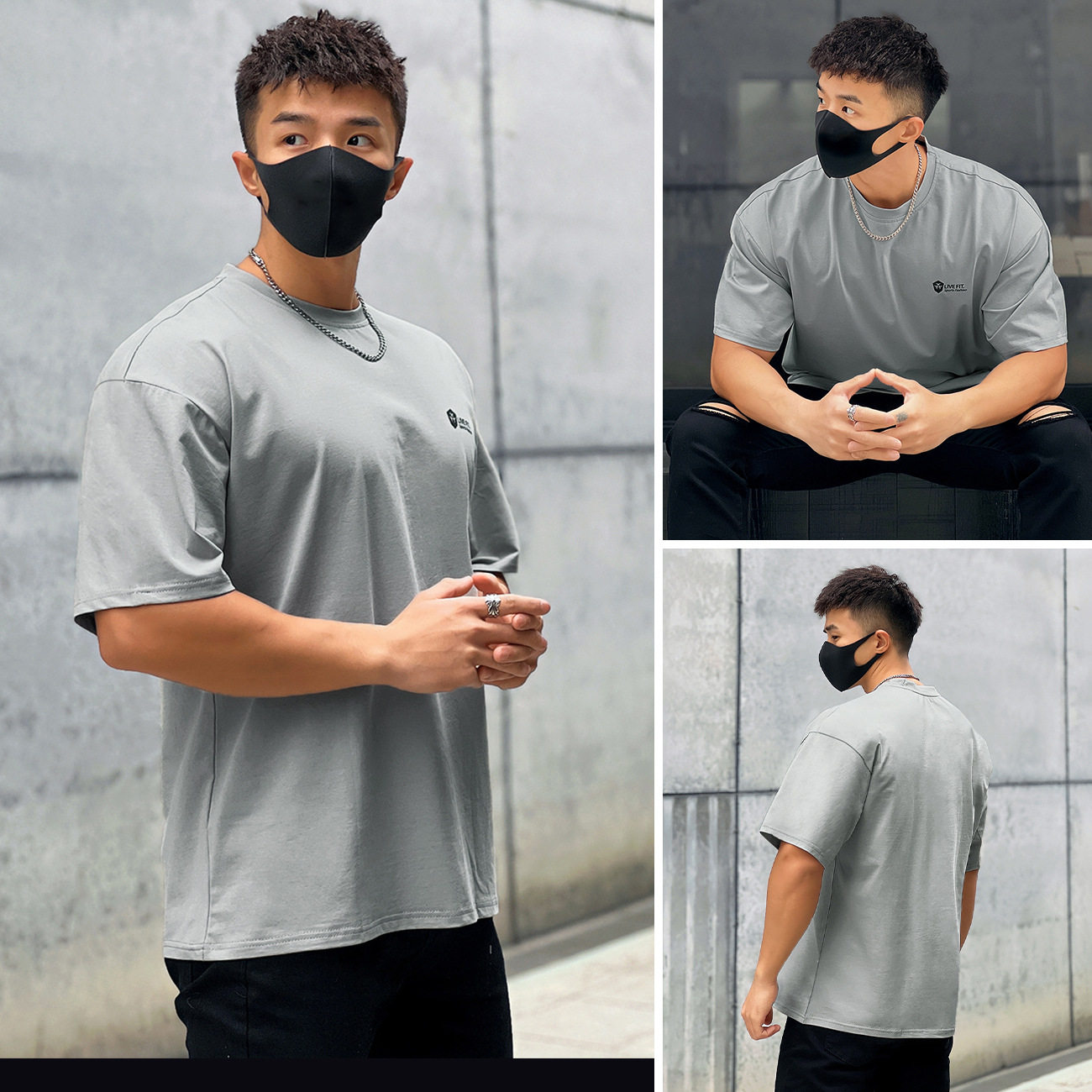 夏季健身短袖T恤男士宽松大码休闲美式篮球训练跑步棉质运动半袖,淘宝优惠券,粉丝福利购,淘宝优惠卷