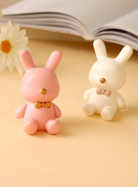 暴力熊摆件客厅可爱小兔子装饰品