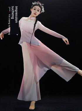 送扇子胶州秧歌服装表演女服2025扇舞新艺考伞舞服古典舞服优雅