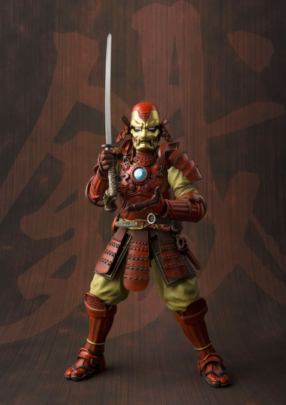 名将竹谷隆之钢铁侠IRON MAN MK3侍武者造型铁钢侍3手办模型摆件 - 图1