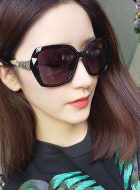 2025新款偏光墨镜女士圆脸大脸韩版时尚太阳镜级感防紫外线眼镜