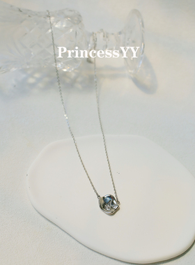 PrincessYY 银色ins风个性项链锁骨配饰高级感轻奢小众韩系2025新