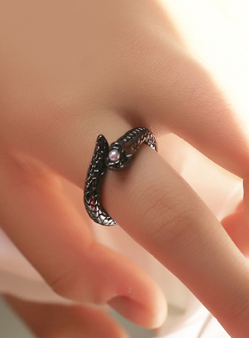 戒指食指时尚个性小众高级冷淡