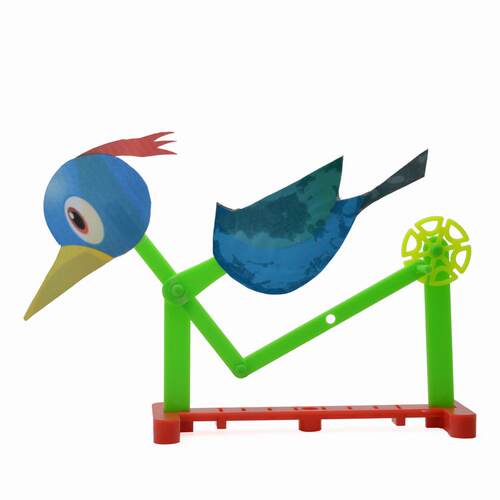 曲柄连杆啄木鸟科技小制作diy 科学实验器材科普玩具小学教具 - 图3