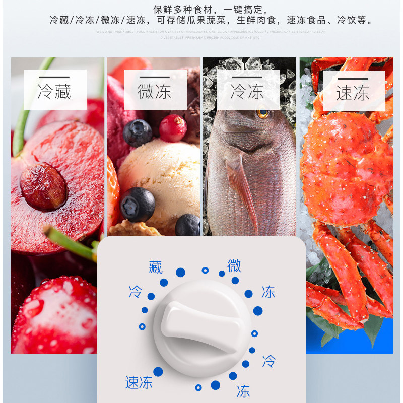 frestec /新飞bcd-208khat小冰柜 翼万电器冷柜