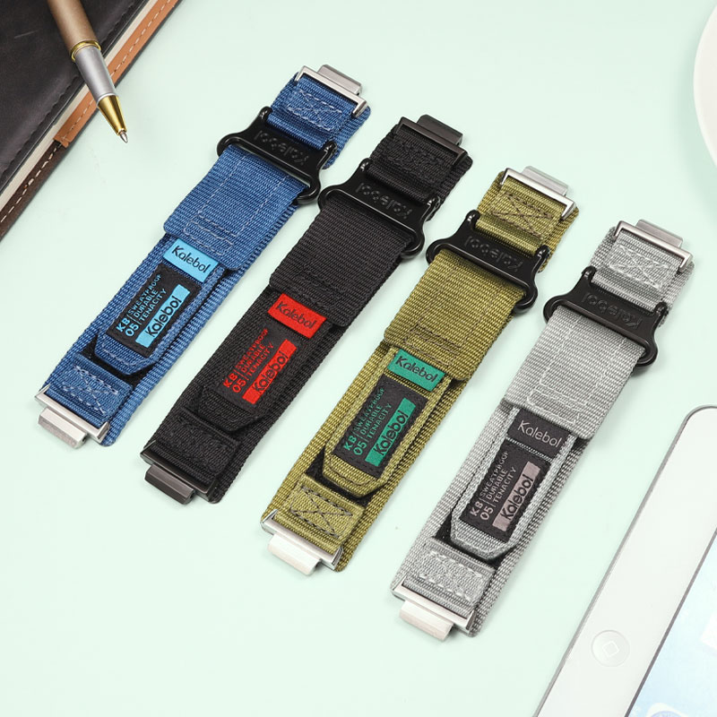 魔术贴尼龙表带适配卡西欧农家橡树GM-2100/GA2100/GBM-2100改装 - 图0