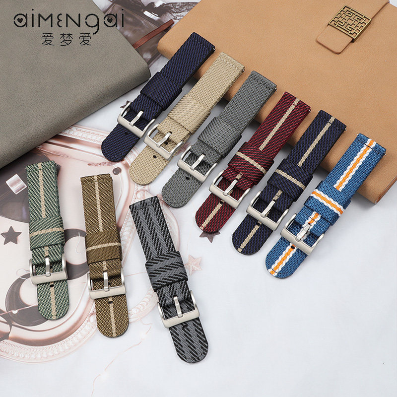 帆布男精工卡西欧西铁城阿玛尼华为 爱梦爱配件