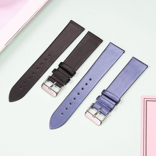 真皮表带女 适配飞亚达花语LA8262 LA805006手表带FIYTA表链 14mm - 图0