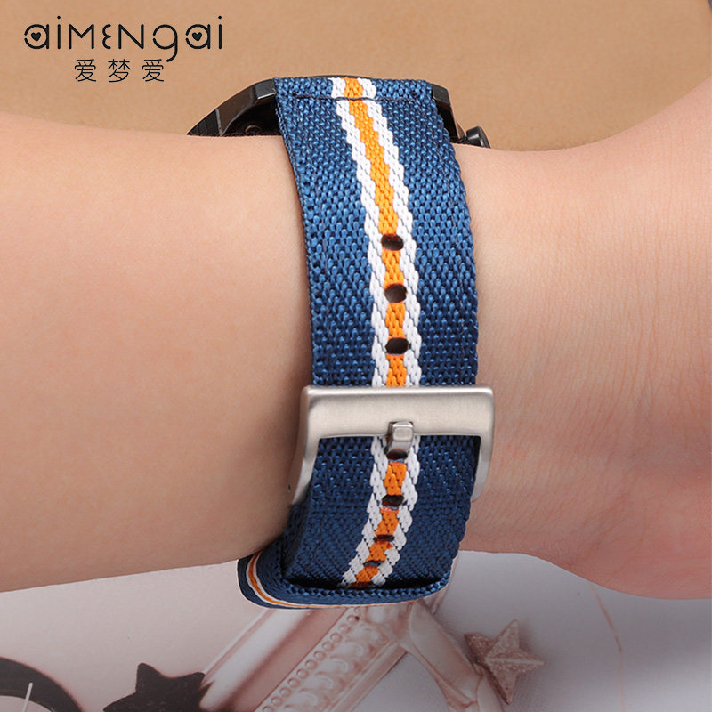 帆布男精工卡西欧西铁城阿玛尼华为 爱梦爱配件