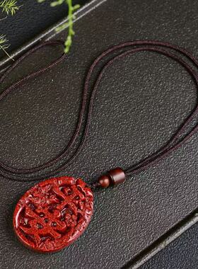 原矿晶体砂平安喜鹊牌吊坠子烫金晶体砂项链吊坠男女款礼物批发