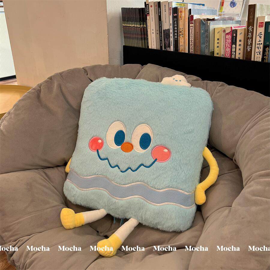 可爱芝士抱枕被子两用办公室午睡枕头空调毯子二合一车载靠背垫女,淘宝优惠券,粉丝福利购,淘宝优惠卷