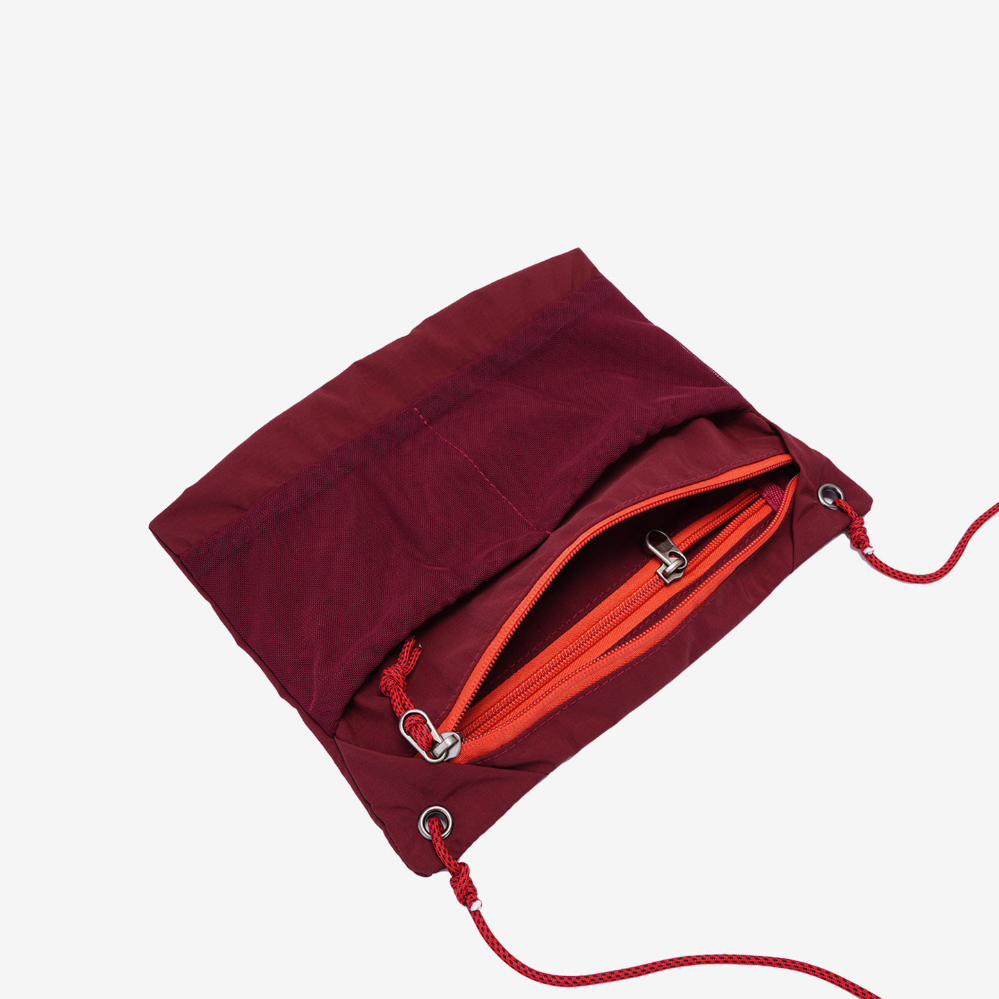 HDBFORM contrasting color functional crossbody bag