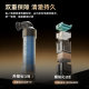 BESSN2026 new turtle tank fish toilet type strong filtration dry and wet separation gold crystal five-line ultra-white glass turtle tank