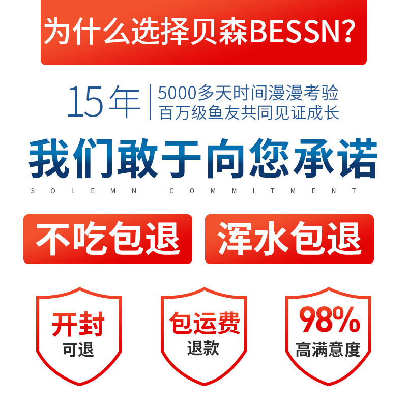 贝森BESSN锦鲤鱼饲料观赏鱼金鱼专用粮增色不浑水鱼食下沉型鱼粮 - 图1